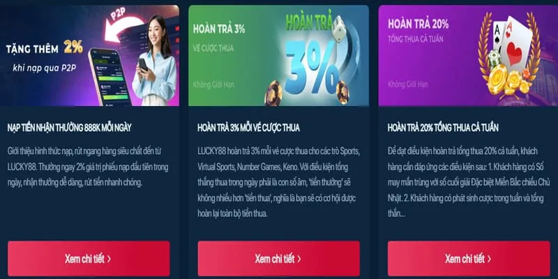 Biểu tượng hoàn trả tiền cho cá cược thể thao và casino tại Legabet Win
